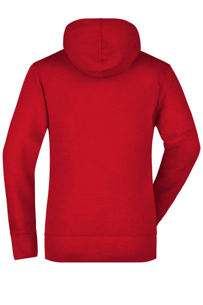 Kapuzenpullover Calya, tailliert geschnitten, Farbe: rot, Größe: M