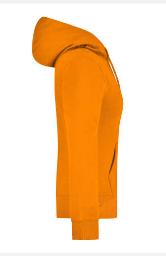 Kapuzenpullover Calya, tailliert geschnitten, Farbe: orange, Größe: S