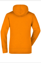 Kapuzenpullover Calya, tailliert geschnitten, Farbe: orange, Größe: S