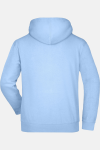Kapuzenpullover Calyen, gerade geschnitten, Farbe: hellblau, Größe: S