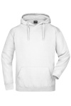 Kapuzenpullover Calyen, gerade geschnitten, Farbe: weiß, Größe: S