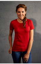 T-Shirt Kelina, tailliert geschnitten, Farbe: rot, Größe: XS