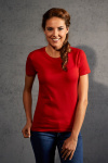 T-Shirt Kelina, tailliert geschnitten, Farbe: rot, Größe: S