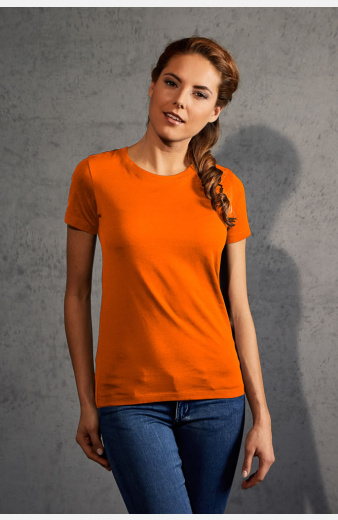 T-Shirt Kelina, tailliert geschnitten, Farbe: orange, Größe: XS