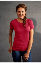 T-Shirt Kelina, tailliert geschnitten, Farbe: berry, Größe: XS