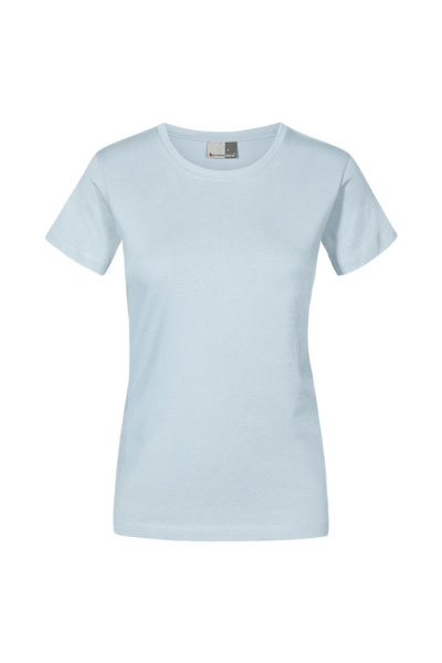 T-Shirt Kelina, tailliert geschnitten, Farbe: hellblau,...