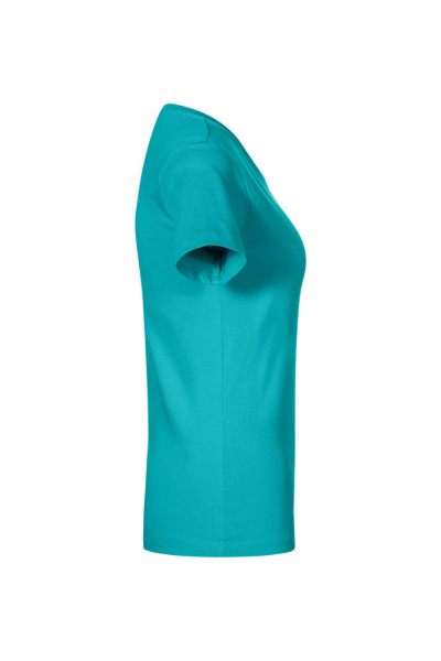 T-Shirt Kelina, tailliert geschnitten, Farbe: türkis, Größe: S