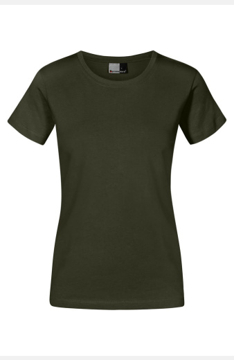 T-Shirt Kelina, tailliert geschnitten, Farbe: olive, Größe: XS