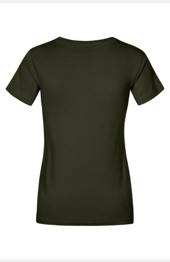 T-Shirt Kelina, tailliert geschnitten, Farbe: olive, Größe: XS