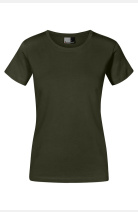 T-Shirt Kelina, tailliert geschnitten, Farbe: olive, Größe: XS