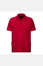 Unisex Polo-Kasack Maris, Farbe: rot, Größe: XS