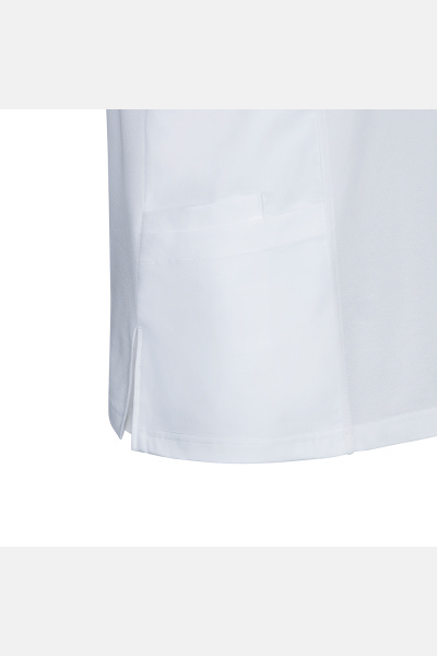 Unisex Polo-Kasack Maris, Farbe: weiß, Größe: L