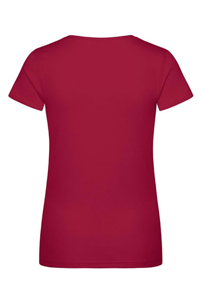 T-Shirt Zeyra, tailliert geschnitten, Farbe: bordeaux, Größe: S