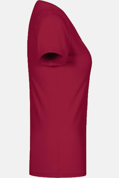 T-Shirt Zeyra, tailliert geschnitten, Farbe: bordeaux,...