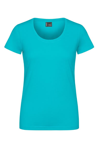 T-Shirt Zeyra, tailliert geschnitten, Farbe: türkis, Größe: S