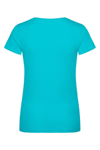 T-Shirt Zeyra, tailliert geschnitten, Farbe: türkis, Größe: S