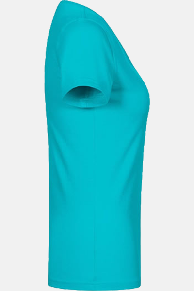 T-Shirt Zeyra, tailliert geschnitten, Farbe: türkis,...