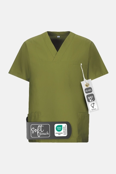 Unisex Schlupfkasack Eike, Farbe: olive, Größe: XS