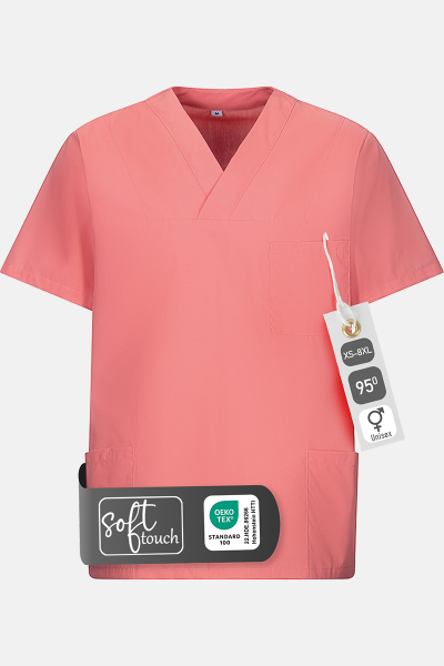 Unisex Schlupfkasack Eike, Farbe: coral, Größe: M