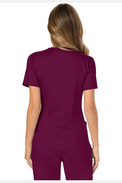 Damen Kasack wwe610, Farbe: bordeaux, Größe: XXS