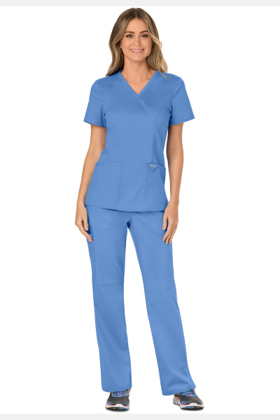 Damen Kasack wwe610, Farbe: Ciel, Größe: XXS