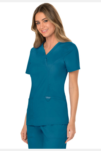Damen Kasack wwe610, Farbe: Caribbean Blue, Größe: XXL