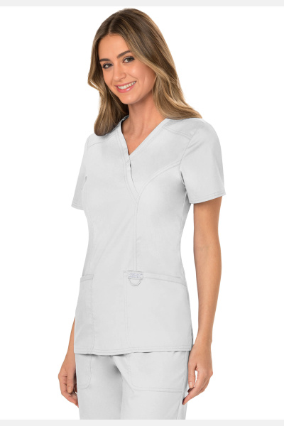 Damen Kasack wwe610, Farbe: weiß, Größe: XL