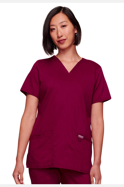 Damenkasack Cherokee WWE620, Farbe: bordeaux, Größe: XXS