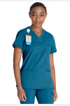 Damenkasack DKE870 von Dickies, Farbe: Caribbean Blue, Größe: 2XL