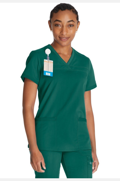 Damenkasack DKE870 von Dickies, Farbe: Hunter Green, Größe: XXS