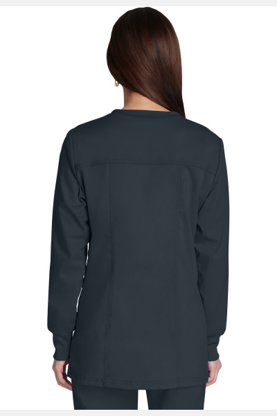 Langarm Kasack WWE310, Farbe: Anthrazit, Größe: XXS