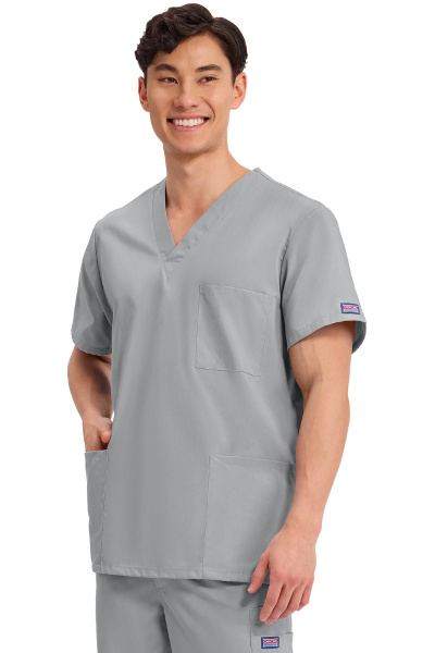 Unisex-Kasack WWE4876 von Cherokee, Farbe: Grau, Größe: XXS