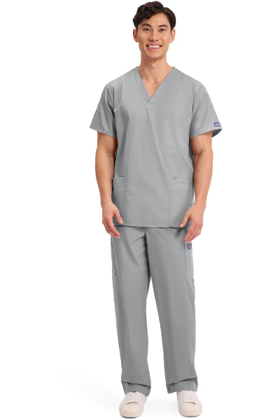 Unisex-Kasack WWE4876 von Cherokee, Farbe: Grau, Größe: XXS