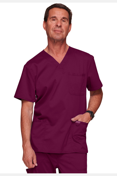 Unisexkasack WWE670 von Cherokee, Farbe: bordeaux, Größe: XXS