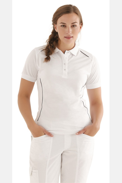 Pro Wear Polo Armin, gerade geschnitten, Farbe: weiß, Größe: 4XL - Restposten