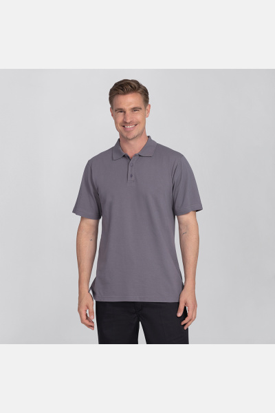 Poloshirt Teren, gerade geschnitten, Farbe: graphit,...