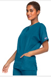 Unisex Kasack WWE4700 von Cherokee mit 2 Seitentaschen, Farbe: Caribbean Blue, Größe: 5XL