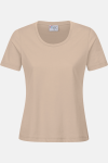 Damen T-Shirt Carestin, tailliert geschnitten, Farbe: beige, Größe: 5XL