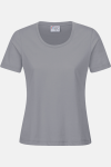 Damen T-Shirt Carestin, tailliert geschnitten, Farbe: grau, Größe: 5XL