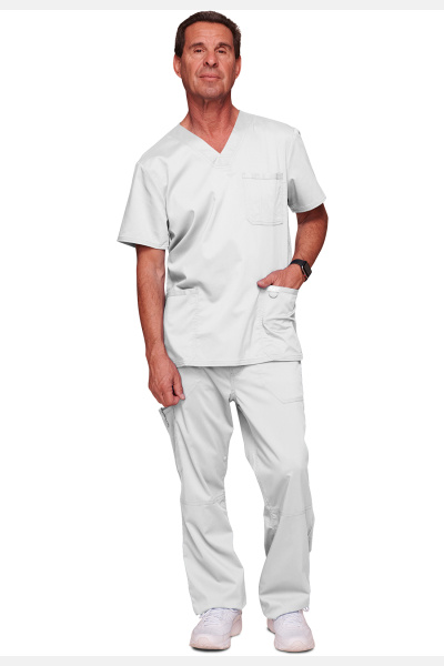 Unisexkasack WWE670 von Cherokee, Farbe: weiß, Größe: 4XL