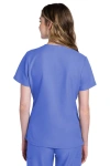 Damenkasack Ultra CKE953A mit V-Ausschnitt, Farbe: himmelblau, Größe: M
