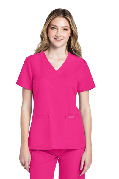 Damenkasack Ultra CKE953A mit V-Ausschnitt, Farbe: pink,...