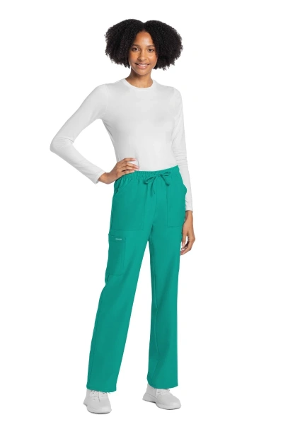 Damen Stretch-Schlupfhose Ultra CKE272A, bordeaux, Größe: L