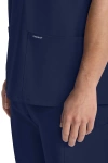 Unisex Kasack Ultra CKE00014A, Farbe: navy, Größe: XXS