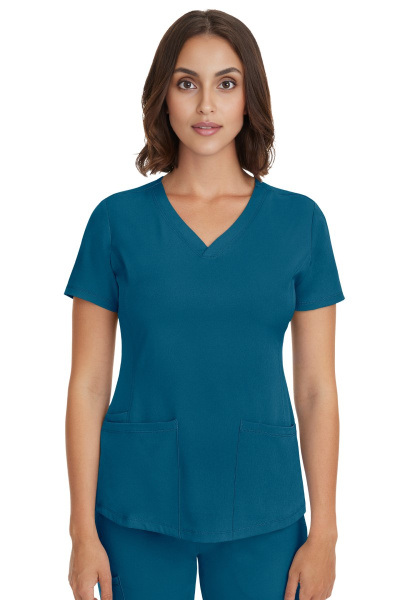Healing Hands Damenkasack Monica, Farbe: karibikblau,...