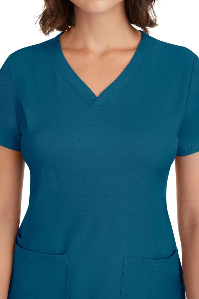 Healing Hands Damenkasack Monica, Farbe: karibikblau,...