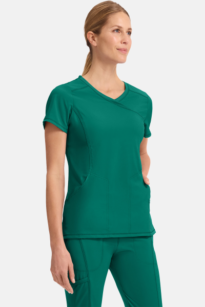Damenkasack CKE2625A aus der Cherokee Infinity Line, Farbe: Hunter Green, Größe: XXS