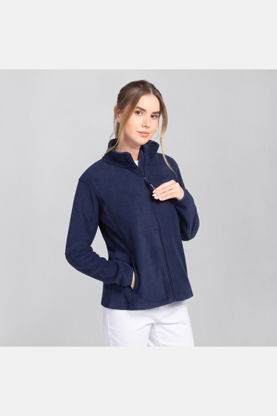 Damen Fleecejacke Tirena, tailliert geschnitten, Farbe: navy, Größe: S