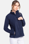Damen Fleecejacke Tirena, tailliert geschnitten, Farbe: navy, Größe: 3XL