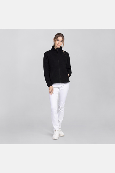 Damen Fleecejacke Tirena, tailliert geschnitten, Farbe: weiß, Größe: XS